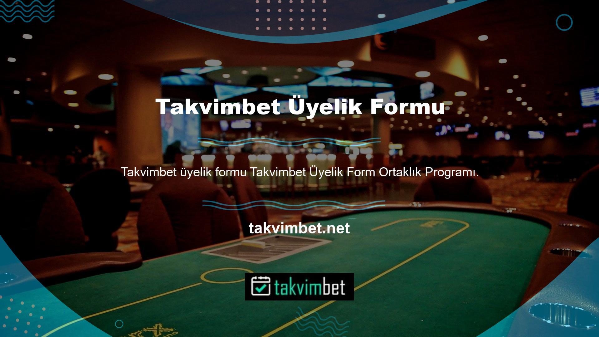 Harika Takvimbet topluluğunun bir parçası olmak için, yeni Takvimbet giriş adresinizle bir Takvimbet hesabı oluşturmanız ve katılım formunu mümkün olan en kısa sürede tamamlamanız gerekir